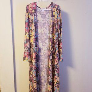 Lularoe Floral Print Kimono